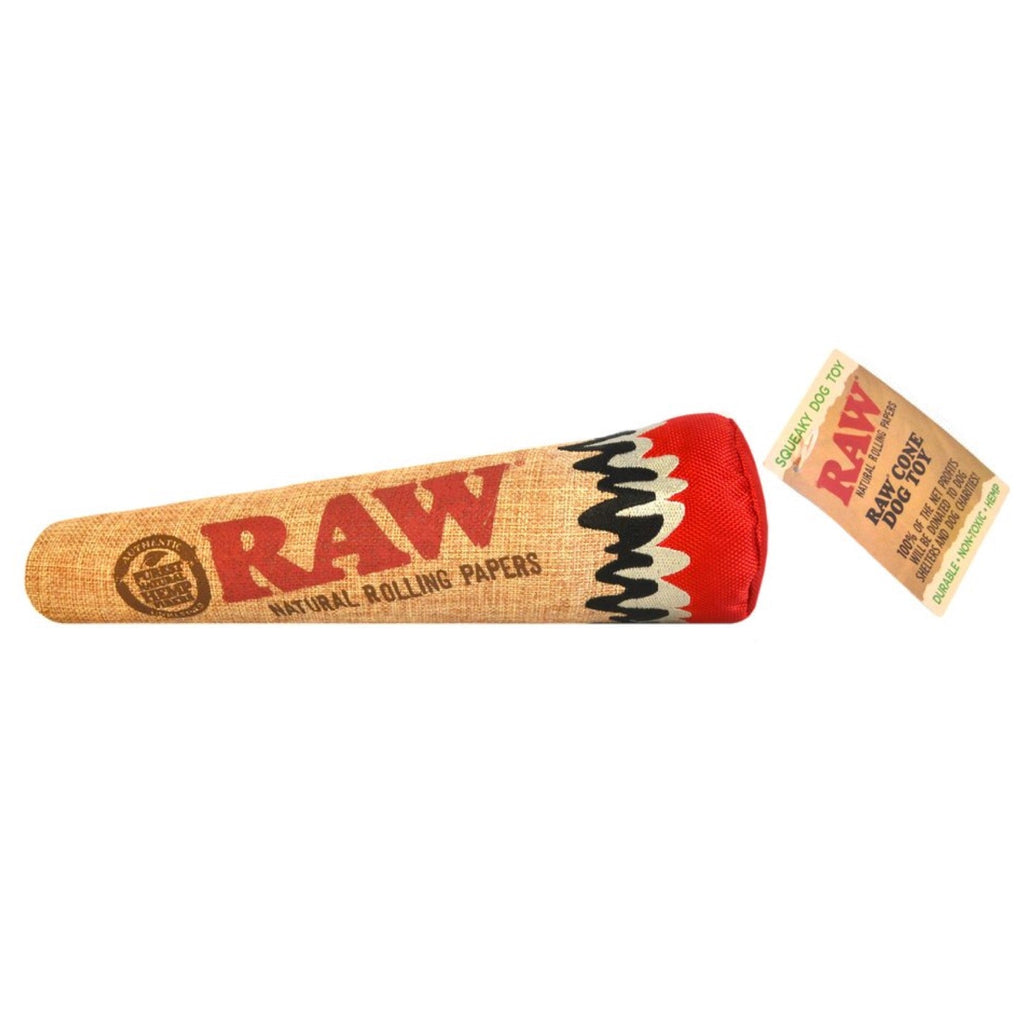 Raw® Rolling Papers Hemp Joint Dog Toy 🐶