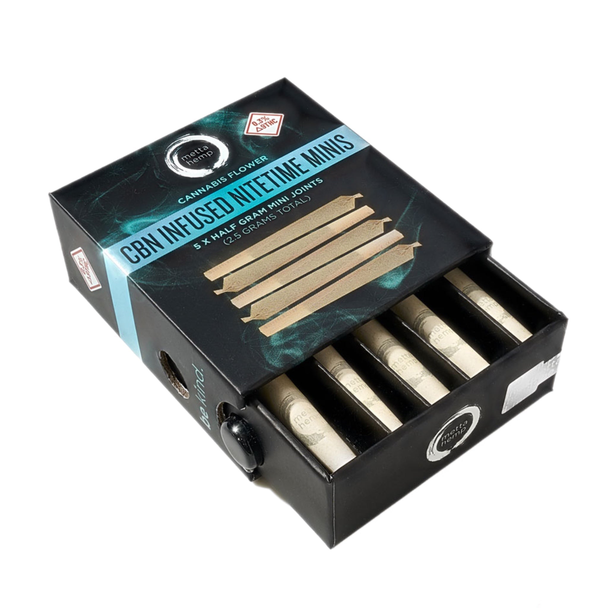 Metta Hemp Pre-Rolled Joints (5-Pack)