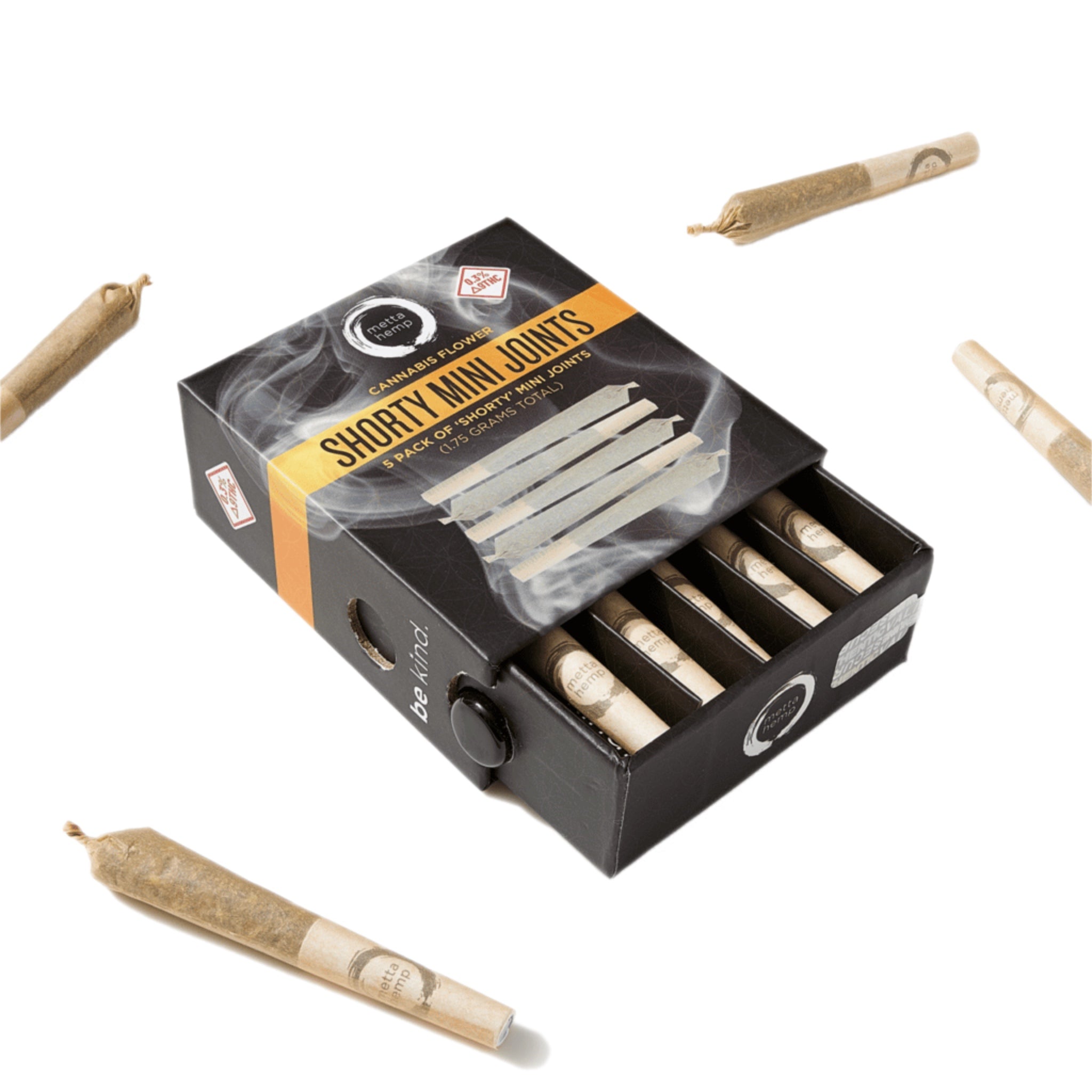 Metta Hemp Pre-Rolled Joints (5-Pack)