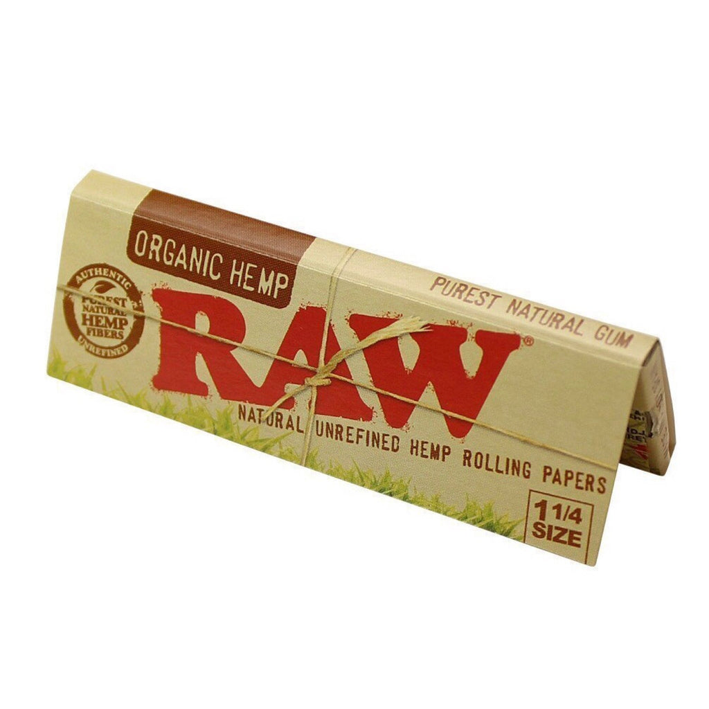 Raw® Organic Hemp 1.25” Rolling Papers | 24ct Display