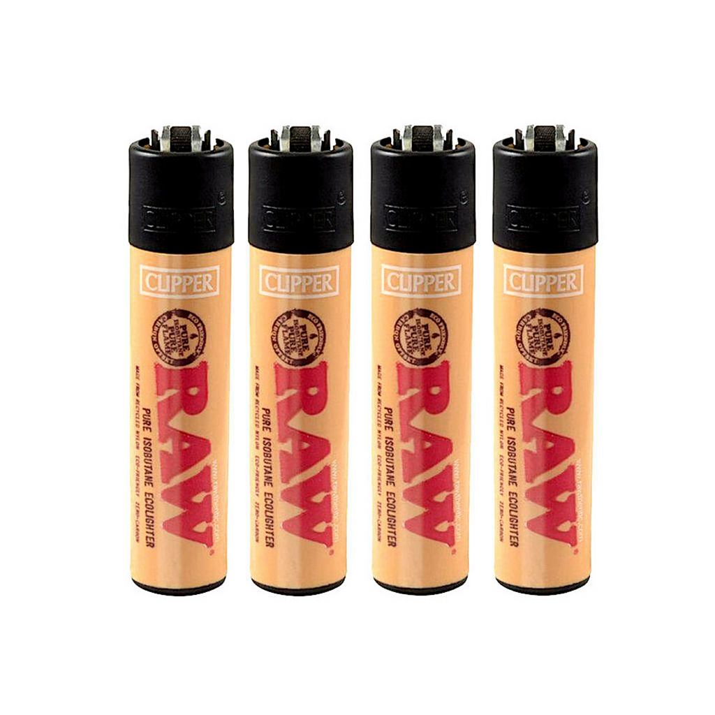 Raw® Refillable Clipper Lighter w. Integrated Poker 🔥