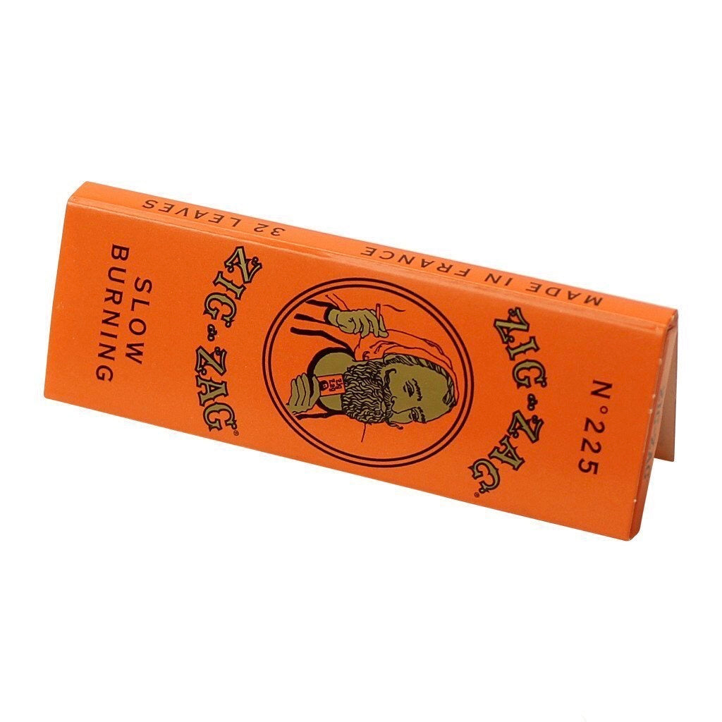 Zig Zag Orange 1.25” Rolling Papers | 24pc Display