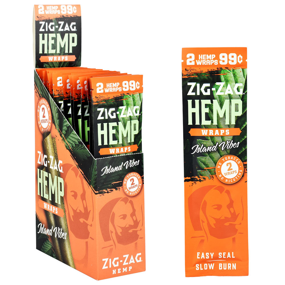Zig Zag 2-Pack Flavored Hemp Wraps | 25ct Display