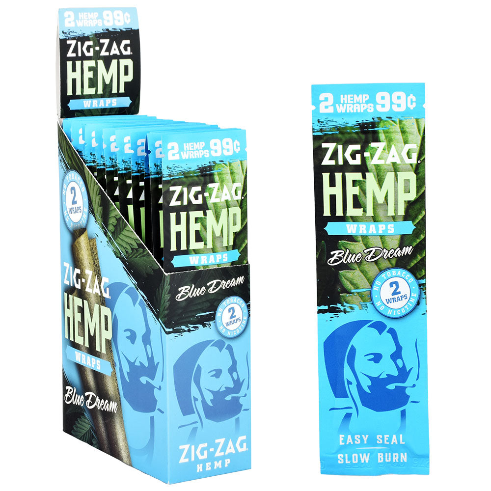 Zig Zag 2-Pack Flavored Hemp Wraps | 25ct Display